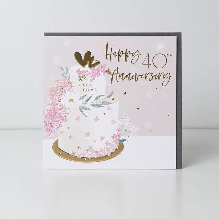 Ruby Wedding Anniversary Card