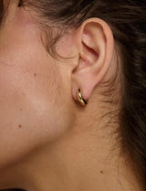 Shade Small Hoop Earrings in Gold