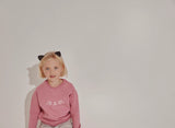 Bob & Blossom Cat Sweatshirt - Rose Pink