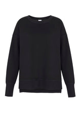 Supersoft Longline Sweatshirt – Black, M