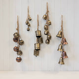 Gold & Copper Five-Bell Christmas Garland