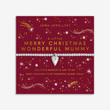 Joma Jewellery A Little “Merry Christmas Wonderful Mummy” Bracelet