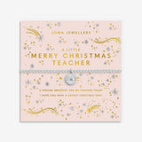 Joma Jewellery A Little “Merry Christmas Teacher” Bracelet