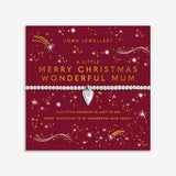 Joma Jewellery A Little “Merry Christmas Wonderful Mum” Bracelet