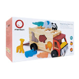 Mentari Wooden Shape Sorting Safari Truck – Traditional Toy