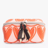 Caroline Gardner Linked Hearts Makeup Bag