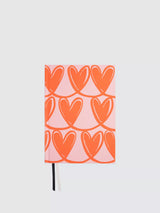 Caroline Gardner Pink Heart A5 Hardback Notebook