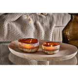 Janka Glass Tealights - Amber (Set of 2)