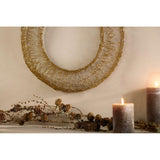 Nuha Wreath - Brass