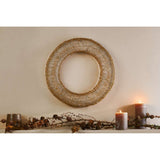 Nuha Wreath - Brass