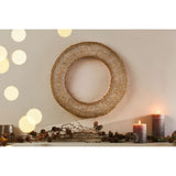 Nuha Wreath - Brass