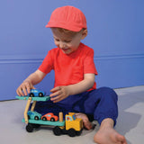 Mentari Wooden Vehicle Transporter – Luxury Car Transport Toy