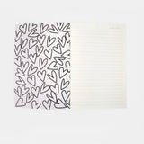 Orange & Pink Stripe A5 Softback Notebook