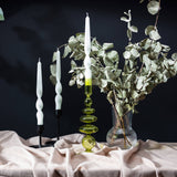Twist Taper Candles - 3 Pack - Ice White