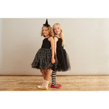 Bob & Blossom Tulle Dress - Black & Gold Sparkle