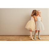 Bob & Blossom Tulle Sparkle Dress - Silver
