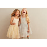Bob & Blossom Tulle Sparkle Dress - Silver