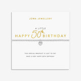 Joma A  Little 'Happy 50th Birthday' Bracelet