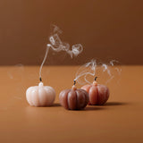 Set of 3 Pumpkin Shaped Candles