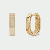 Tutti Join Elongated Huggie Hoop Earrings
