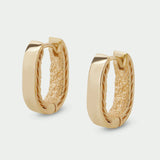 Tutti Join Elongated Huggie Hoop Earrings