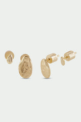 Stone Stud Earrings