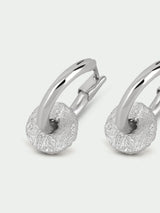 Cedar Drop Huggie Earrings