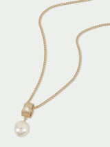 Freshwater Pearl Pendant Necklace in Gold