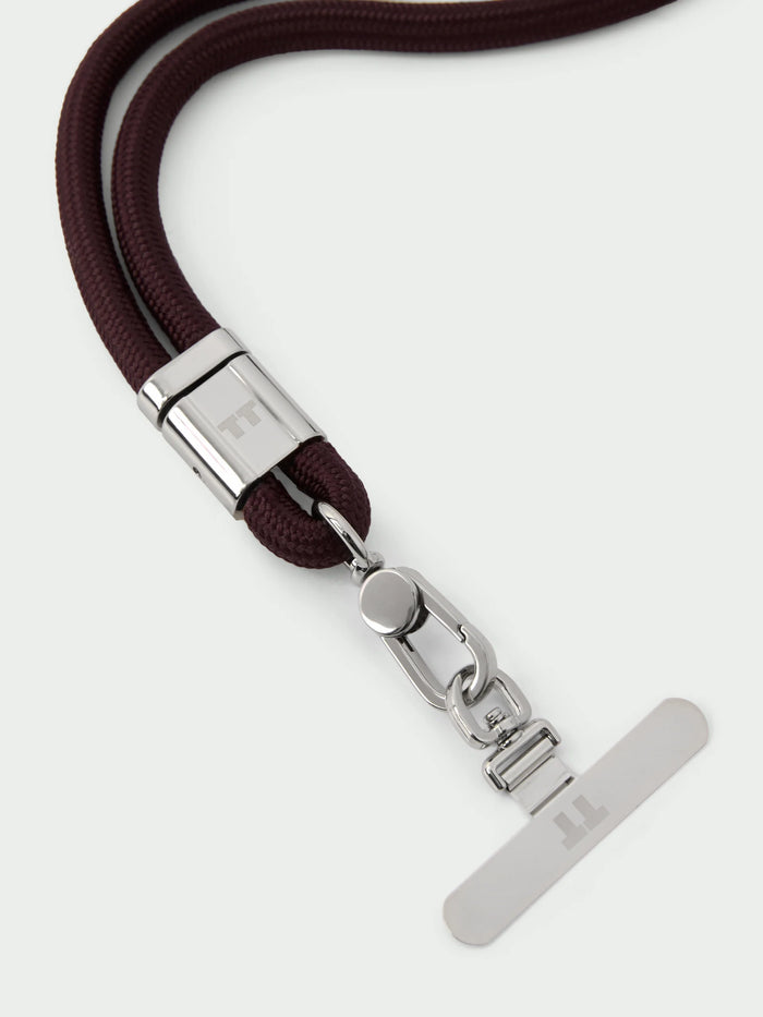 Refine Short Rope Phone Lanyard – Burgundy