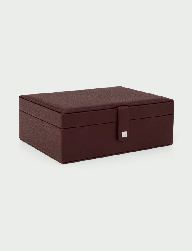 Serenity Large Jewellery Box in Burgundy