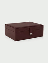 Serenity Large Jewellery Box in Burgundy