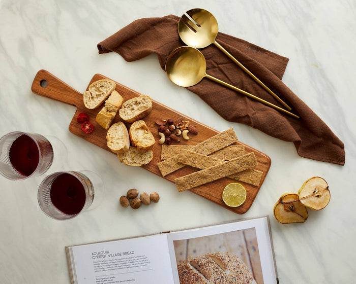 Malli Wood Serving Board with Handle