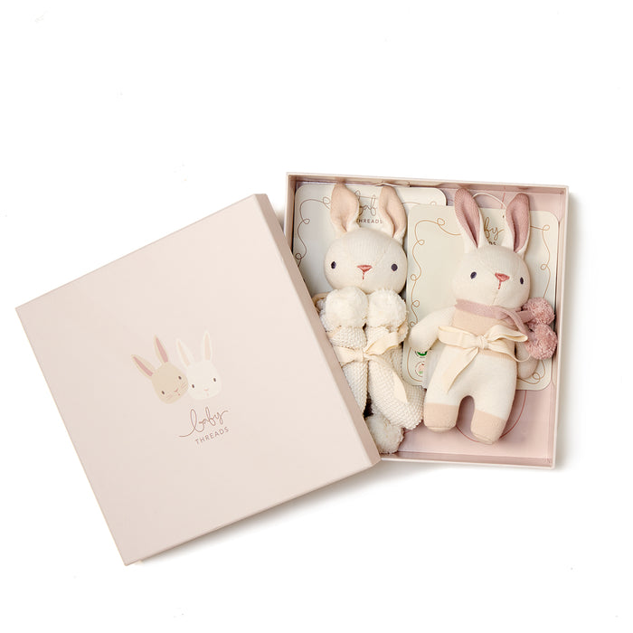 Thread Bear Baby Threads Cream Bunny Gift Set
