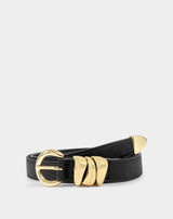 Katie Loxton Black Belt with Organic Loops