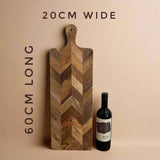 Large Mango Wood Paddle Serving Board