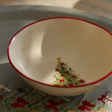 Sophie Allport Cosy Christmas Stoneware Nibbles Bowl
