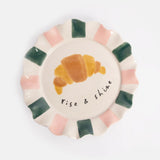 Caroline Gardner Rise & Shine Croissant Plate