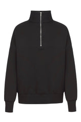 Supersoft Half Zip Sweatshirt - Black