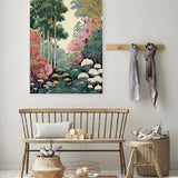 Japanese Woodland Landscape Art Print