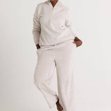 Cosy Chevron Lounge Set in Almond - UK Size 8-10