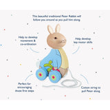 Peter Rabbit Wooden Pull Along