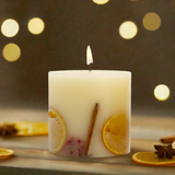 Cinnamon Spice Botanical Candle – 100mm