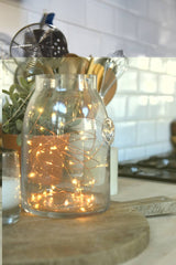 Galaxy Silver LED Star Light Garland