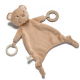 Bear Baby Comforter with Silicone Teething Ring