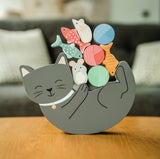 Kitty Wooden Balancing Game