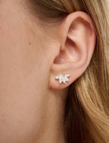 Fade Earrings in Silver
