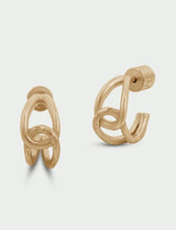 Alder Earrings in Gold