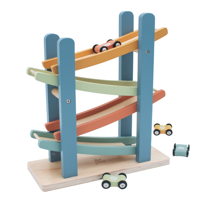 Retro Wooden Ramp Racer