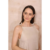 Linen Maxi Dress - Soft Stone