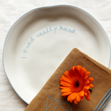 Statement Plate – “I Tried Really Hard”